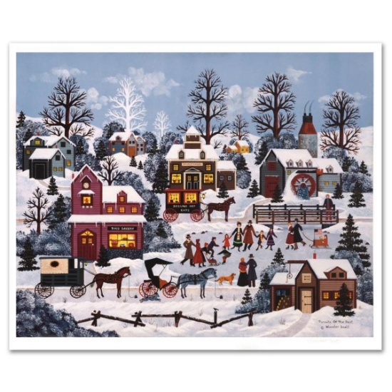 Jane Wooster Scott, "Pursuits of the Past" Hand Signed Limited Edition Lithograph with Letter of ...