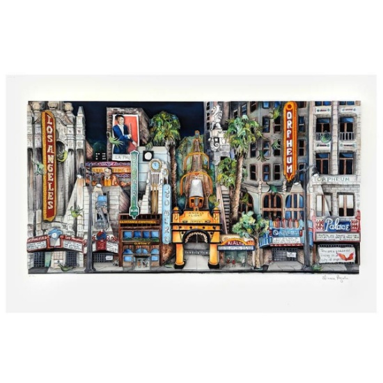 Linnea Pergola, "After the Santa Anas" 3D Limited Edition, Hand Signed with Letter of Authenticity.