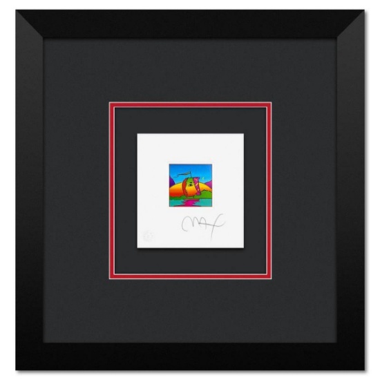 Peter Max, "Sail Profile" Framed Limited Edition Lithograph, Numbered and Hand Signed with Certif...