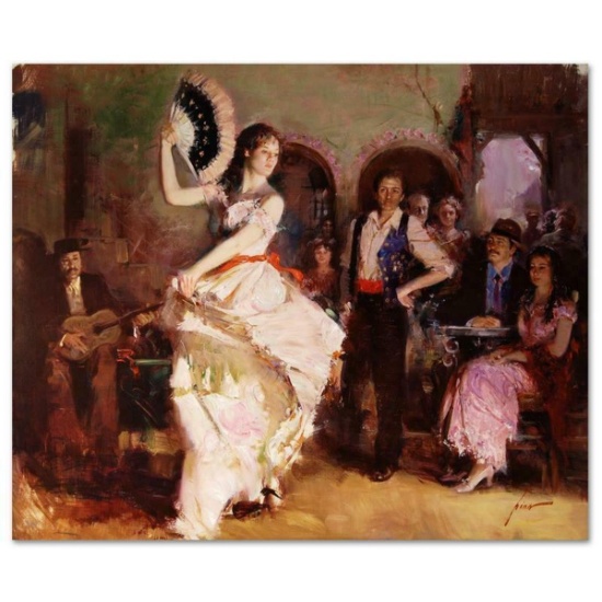 Pino (1939-2010), "The Last Dance" Hand Embellished Limited Edition on Canvas (46" x 38"), Numbered