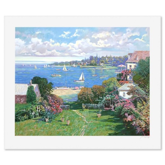 Ming Feng, "Sandy Bay" Limited Edition Printer's Proof Serigraph, Numbered and Hand Signed with L...