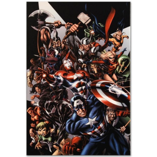 Marvel Comics "Avengers Assemble #1" Numbered Limited Edition Giclee on Canvas by Mike McKone wit...