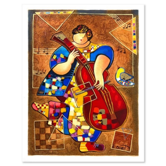 Dorit Levi, "Joyful Evening" Limited Edition Serigraph, Hand Signed and Numbered with Letter of A...