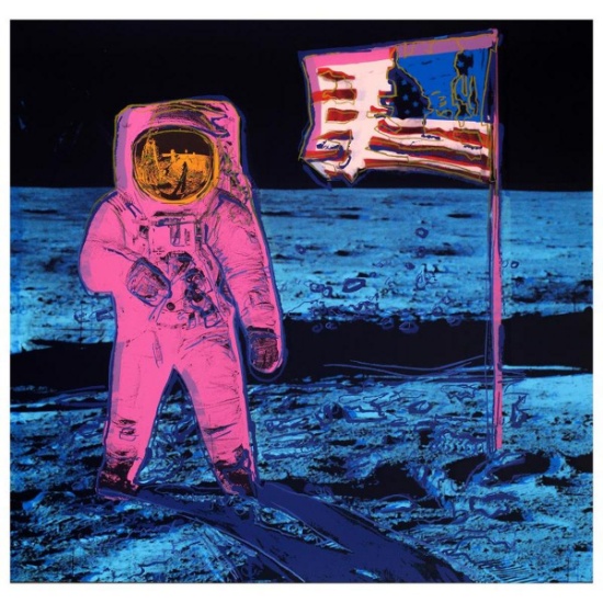 Andy Warhol "Moonwalk" Limited Edition Silk Screen Print from Sunday B Morning.