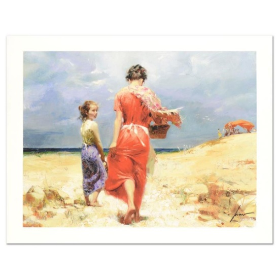 Pino (1939-2010) "Summer Retreat" Limited Edition Giclee. Numbered and Hand Signed; Certificate o...