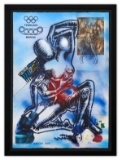 Mark Kostabi- Original Mixed Media on Paper 