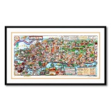 Charles Fazzino- 3D Construction Silkscreen Serigraph 