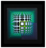 Victor Vasarely- Heliogravure Print 
