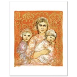 Jenet, Mary and Wee Jenet Limited Edition Lithograph by Edna Hibel (1917-2014), Numbered and Hand...