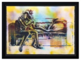 Mark Kostabi- Original Mixed Media on Paper 
