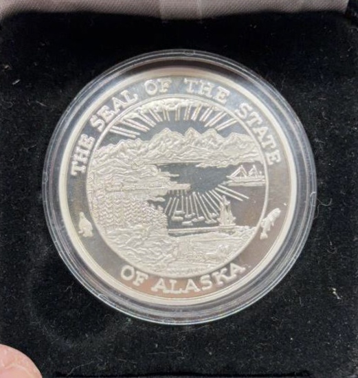 State Seal of Alaska Coin