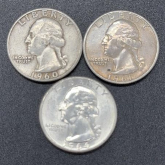 1960, 1961 and 1964 Quarters