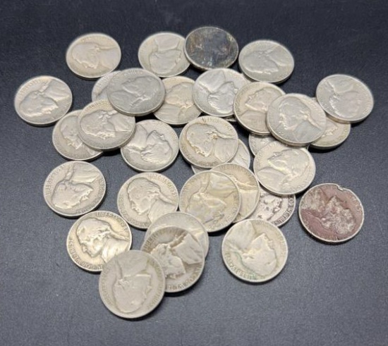 Unsorted Pre 1964 Nickels