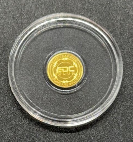 1/200th Ounce .9999 Fine Gold Coin