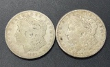 2-1921 Morgan Silver Dollars