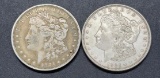 2-1921-D Morgan Silver Dollars