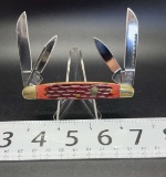 Hen & Rooster 4 Blade Congress Red Pick Bone
