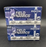 100 Rounds Fiocchi .223 Rounds