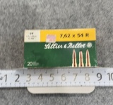 Lellier&Bellot 7,62 x 54 R Ammunition