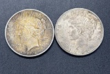 2 1922 Peace Dollars