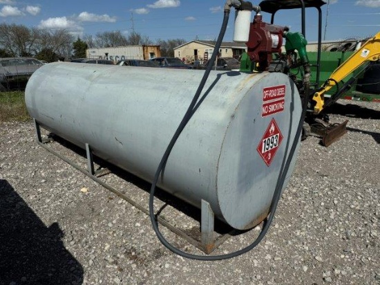 Fuel Tank with electric FIL-RITE 20 GPM pump