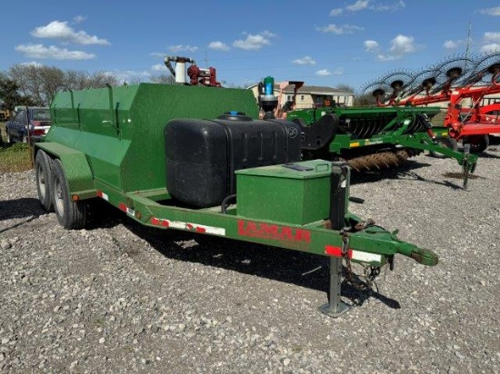 Lamar Pull-Type, Tandem Axle, 1000 Gallon Fuel Trailer