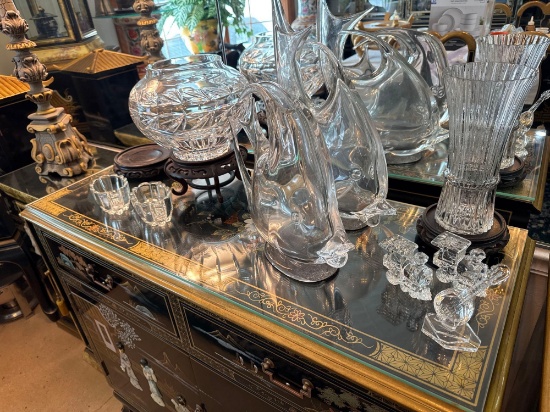 Decorative crystal pieces