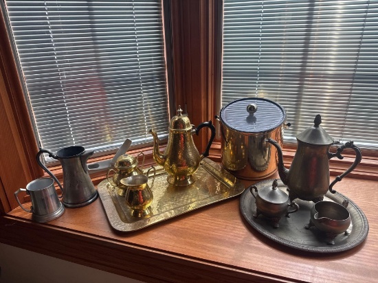 Tea/Coffee Serving Sets- Ice Bucket-Tankard- Small Pitcher