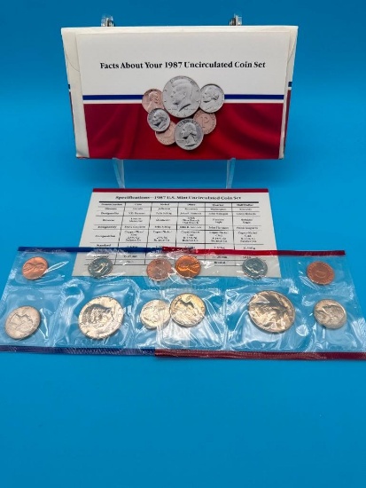 1- 1987 Uncirculated Coin Sets