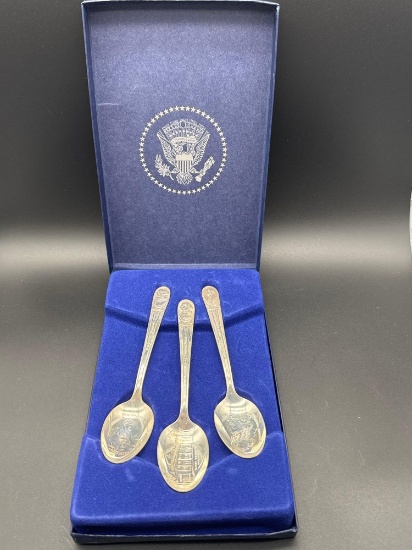 Wm. Rogers Silver-Plated Commemorative Presidential Spoons