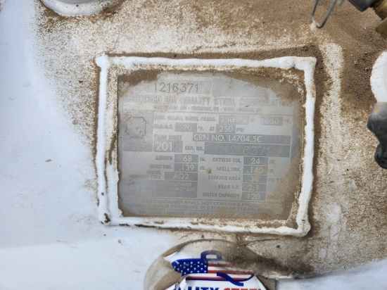 120 gal Propane tank