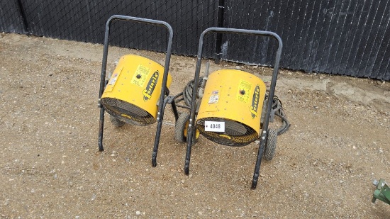 2- Electric Fostorie Heaters