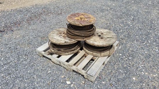 QTY (3) Spools of Wire