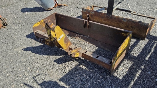 3pt, 6ft Gannon Box Scraper- "yellow"