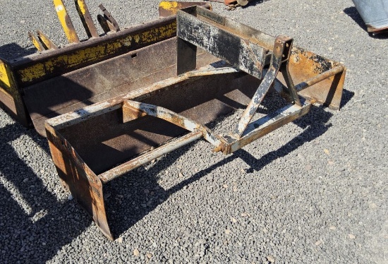 3pt, 6ft Gannon Box Scraper- "Black"