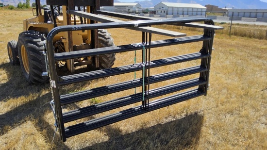 QTY (4)- 8ft Gray American Gates