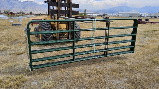 QTY (4)- 12ft Green American Gates