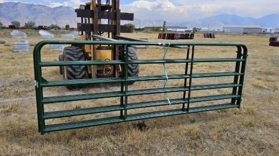 QTY (4)- 12ft Green American Gates