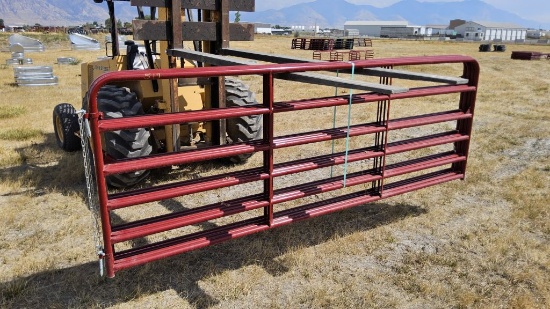 QTY (4)- 12ft Red American Gates