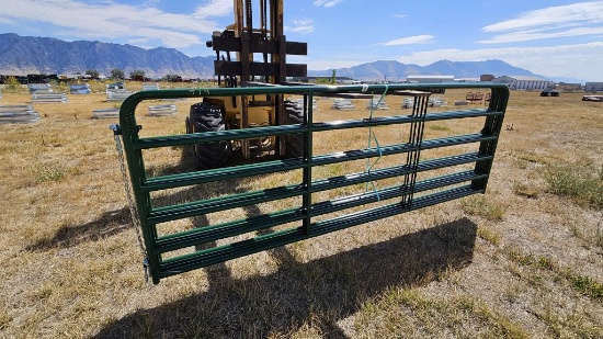 QTY (4)- 12ft Green American Gates