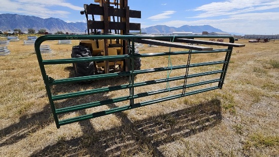 QTY (2)- 12ft Green American Gates