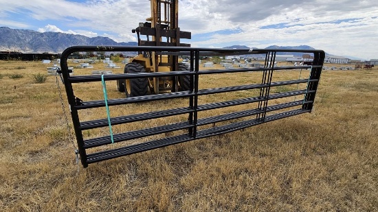 QTY (4)- 14ft American Gates- Gray & Black