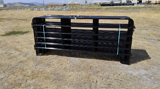 QTY (20)- 12ft Black American Corral Panels