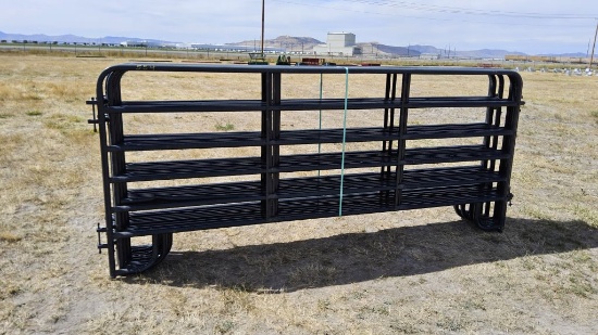QTY (10)- 12ft Blue / Gray American Corral Panels
