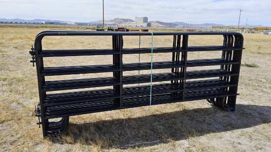 QTY (10)- 12ft Blue / Gray American Corral Panels