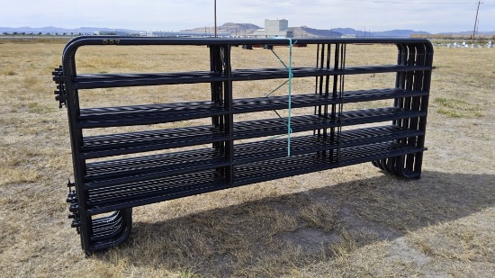 QTY (10)- 12ft Blue / Gray American Corral Panels