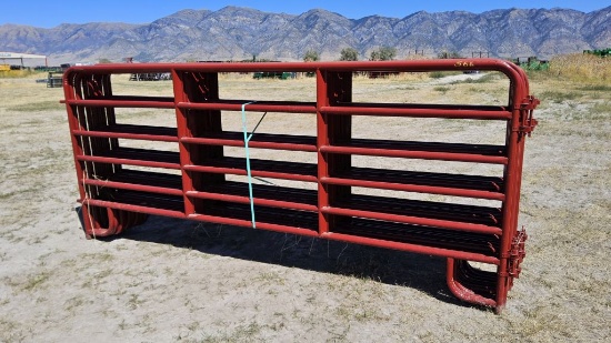 QTY (10)- 12ft Red American Corral Panels