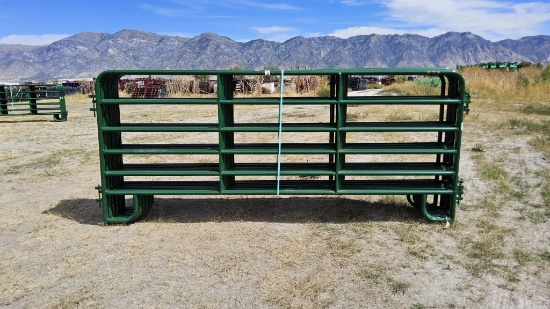 QTY (10)- 12ft Green American Corral Panels
