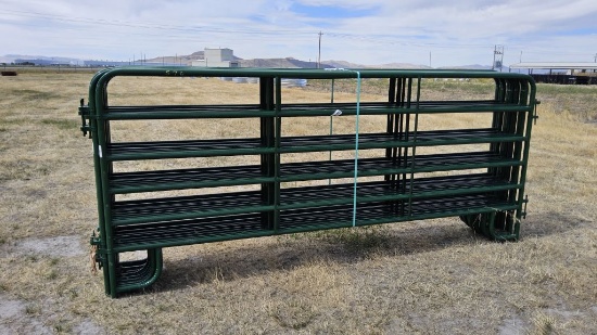 QTY (10)- 12ft Green American Corral Panels