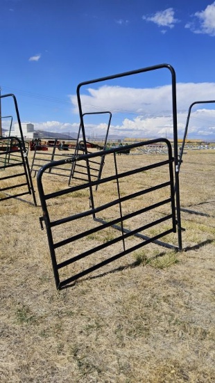 QTY (1)- 6ft Walk Thru Blue / Gray Gate